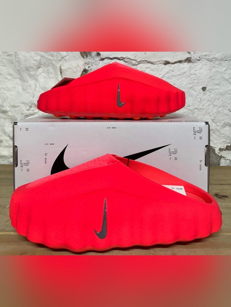 ***Runs Small*** Men's Size 13 Nike Mind 001 Solar Red Slides